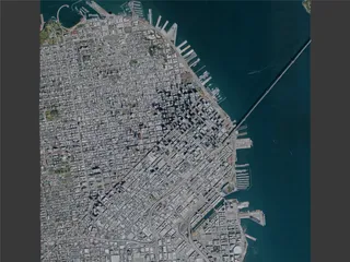 San Francisco City, CA, USA (2024) 3D Model