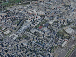 Dundee City, UK (2025) 3D Model