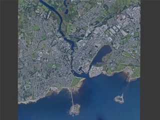 Galway City, Ireland (2024) 3D Model