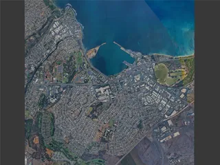 Kahului City, HI, USA (2025) 3D Model