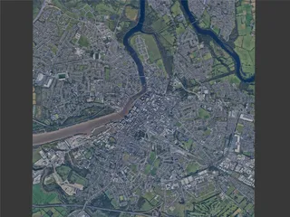 Limerick City, Ireland (2024) 3D Model