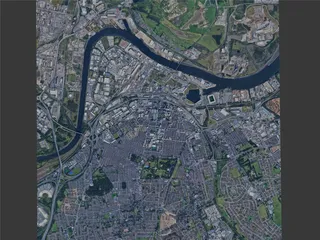 Middlesbrough City, UK (2024) 3D Model