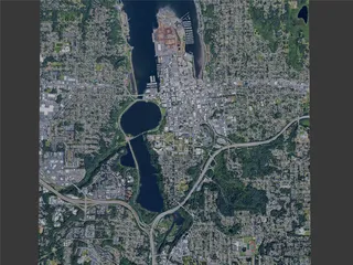 Olympia City, WA, USA (2024) 3D Model