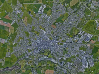 Tralee City, Ireland (2023) 3D Model