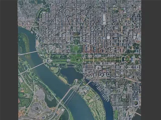 Washington City, DC, USA (2024) 3D Model