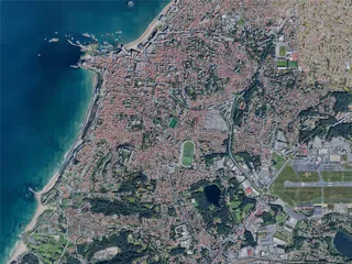 Biarritz City, France (2024) 3D Model