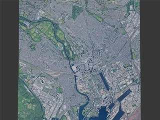 Cardiff City, UK (2025) 3D Model