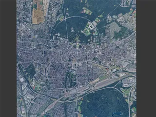 Karlsruhe City, Germany (2025) 3D Model