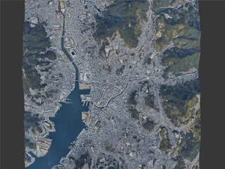 Nagasaki City, Japan (2025) 3D Model