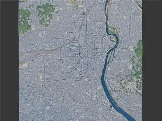 Okayama City, Japan (2025) 3D Model