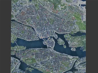 Stockholm City, Sweden (2024) 3D Model