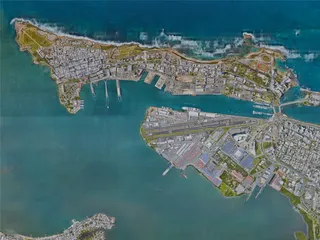 San Juan City, Puerto Rico (2023) 3D Model