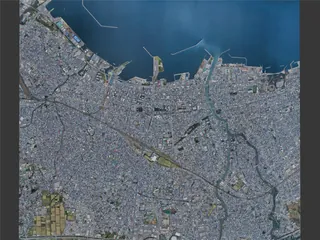 Aomori City, Japan (2025) 3D Model preview