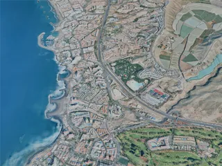 Adeje City, Spain (2025) 3D Model preview