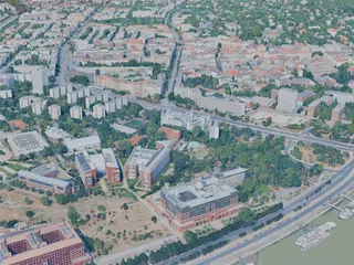 Budapest City, Hungary (2025) 3D Model preview