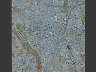 Albuquerque City, USA (2025) 3D Model preview