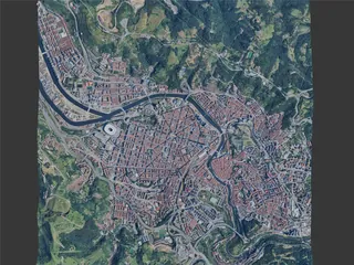 Bilbao City, Spain (2025) 3D Model preview