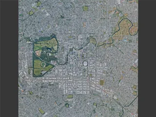 Christchurch City, New Zealand (2025) 3D Model preview
