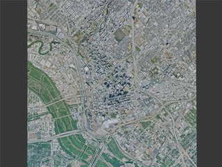 Dallas City, USA (2025) 3D Model preview