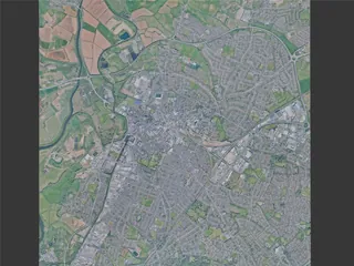 Gloucester City, UK (2025) 3D Model preview