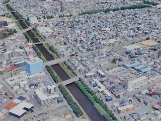 Hakodate City, Japan (2025) 3D Model preview