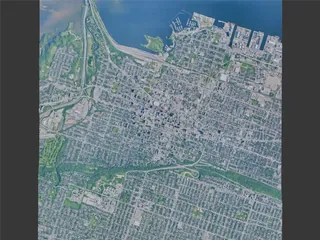 Hamilton City, Canada (2025) 3D Model preview
