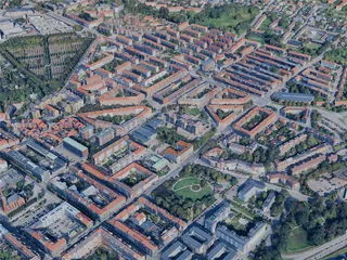 Helsingborg City, Sweden (2025) 3D Model preview