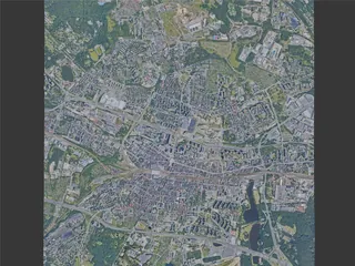 Katowice City, Poland (2025) 3D Model preview