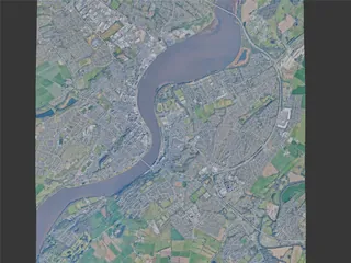 Londonderry City, UK (2025) 3D Model preview