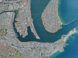 Newcastle City, Australia (2025) 3D Model preview