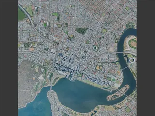 Perth City, Australia (2025) 3D Model preview