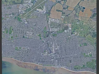 Southend-on-Sea City, UK (2025) 3D Model preview