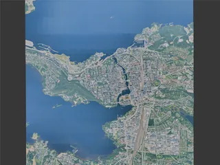 Tampere City, Finland (2025) 3D Model preview