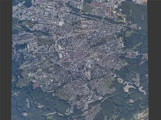 Zielona Gora City, Poland (2025) 3D Model preview