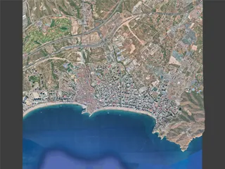 Benidorm City, Spain (2025) 3D Model preview