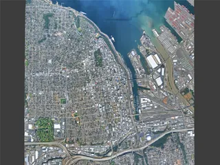 Tacoma City, USA (2025) 3D Model preview
