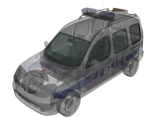 Renault Kangoo Police 3D Model