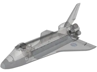 Space Shuttle Atlantis 3D Model