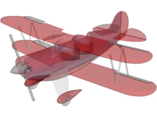 SPAD S.XIII Biplane 3D Model