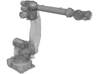 Fanuc R-2000iB125L Robot Arm 3D Model