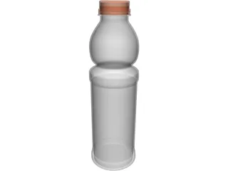 Bottle Plastic 3D Model