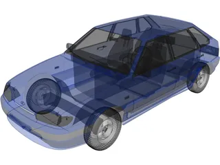 VAZ 2114 3D Model