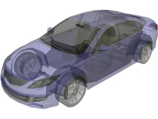 Mazda 6 (2008) 3D Model