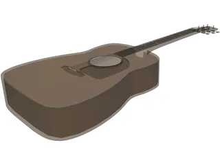 Guitar 3D Model