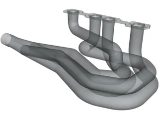 Dodge header driver side 3D Model