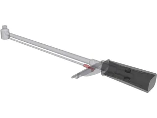 Torsion Style Torque Wrench 3D Model