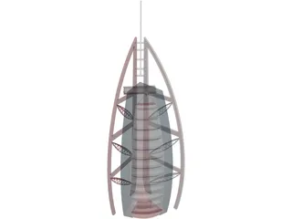 Burj Al Arab 3D Model