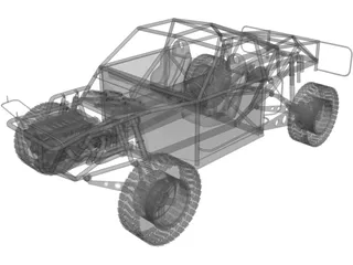 Champ Truck Chassis 3D Model