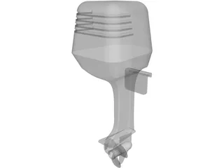 Outboard Motor 3D Model