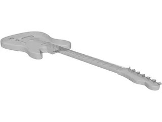 Guitar Electric 3D Model